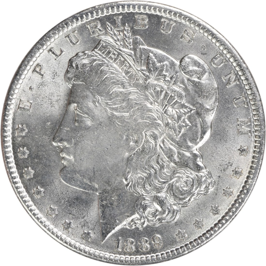 1889 Morgan Silver Dollar Choice BU Uncertified Silver Coin (1 of 2)