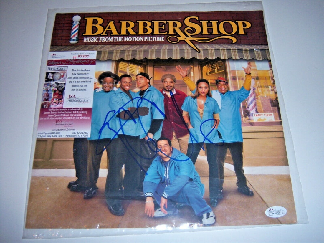 N.W.A Signed Promo Record Flat ICE CUBE BARBER SHOP Original (1 of 1)
