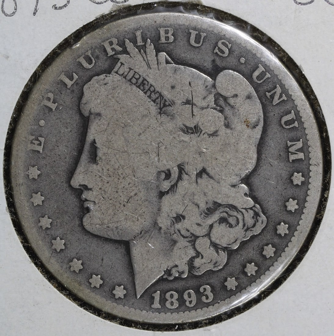 1893-CC Morgan Silver Dollar $1 Rare Carson City Key Date (1 of 2)