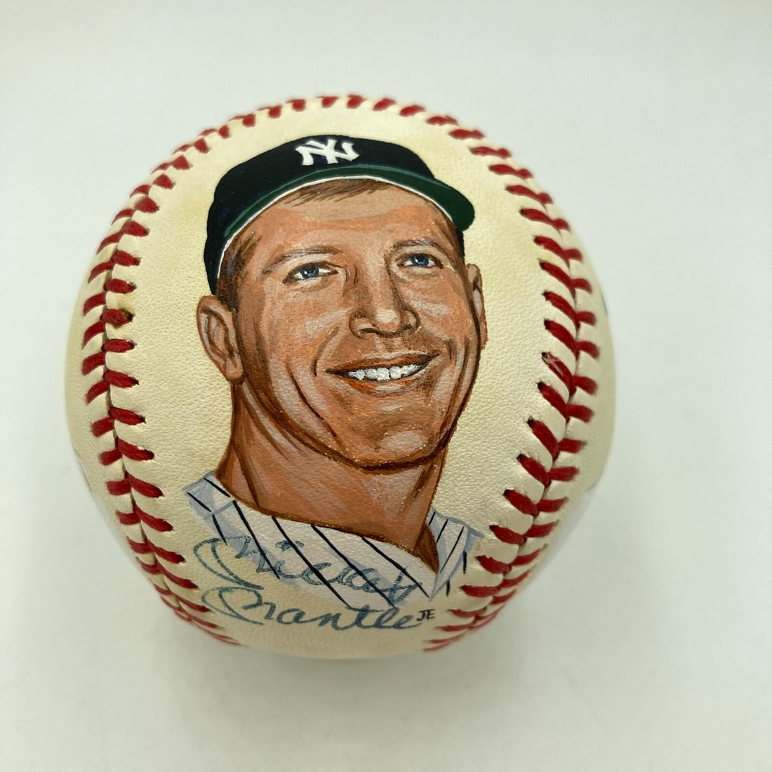 Mickey Mantle Joe DiMaggio Willie Mays Duke Snider Autographed Baseball JSA COA (1 of 12)