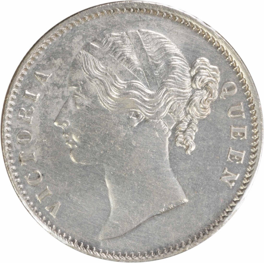 1840 British India 1 Rupee Coin KM458.1 Silver AU Uncertified (1 of 2)
