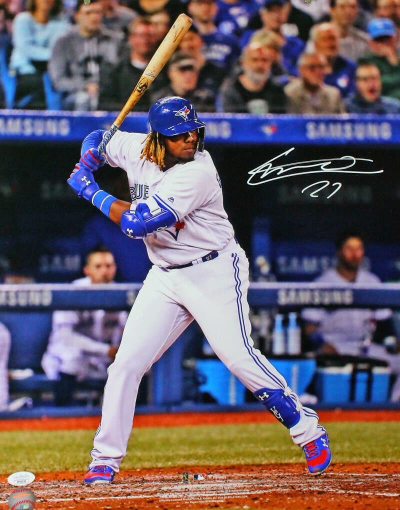 Vladimir Guerrero Jr. Toronto Blue Jays Autographed 16x20 Photo JSA Certified (1 of 6)