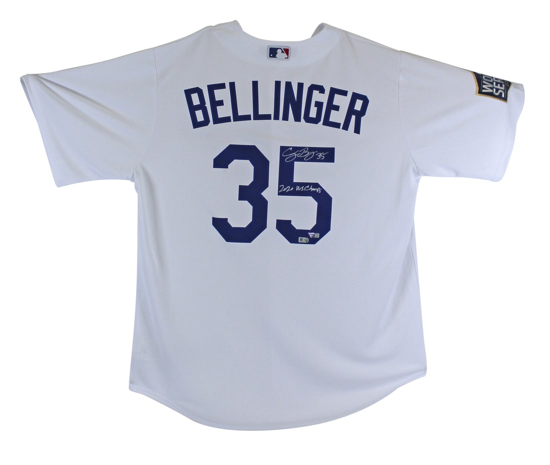 Cody Bellinger Signed 2020 WS Champs White Nike Jersey Fanatics (1 of 6)