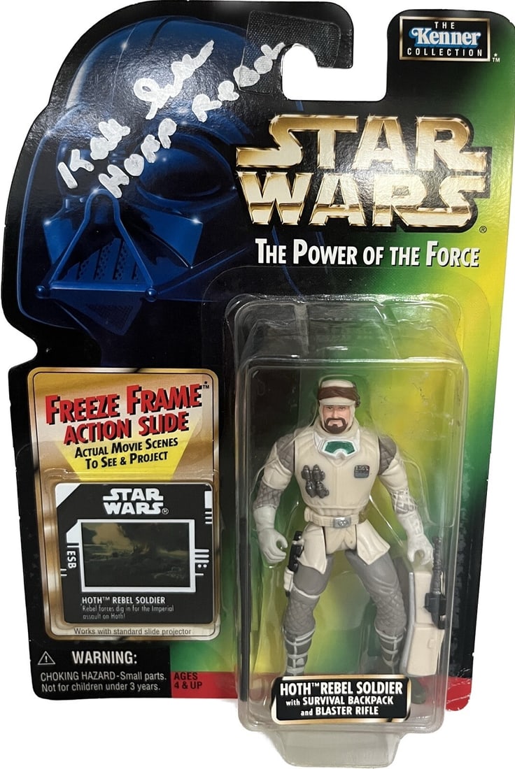 Keith Swaden Signed Star Wars Hoth Rebel Action Figure Beckett Authenticated (1 of 1)