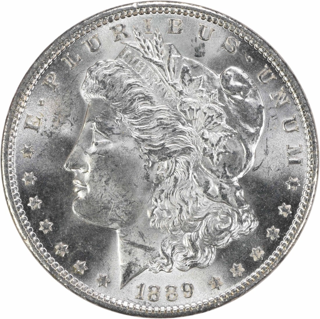 1889 Morgan Silver Dollar Choice BU Uncertified Coin (1 of 2)