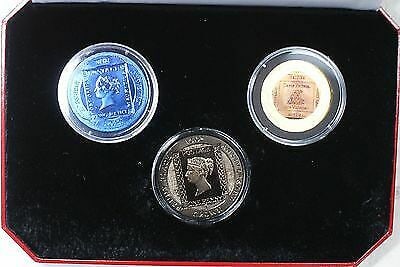 2004 Pobjoy Mint Uncirculated 3 Coin Set Gibraltar Isle of Man BVI: 2004 Pobjoy Mint Uncirculated 3 Coin Set Gibraltar Isle of Man BVI This stunning 3-coin set features uncirculated crowns from Gibraltar, the Isle of Man, and the British Virgin Islands, minted by Pobj