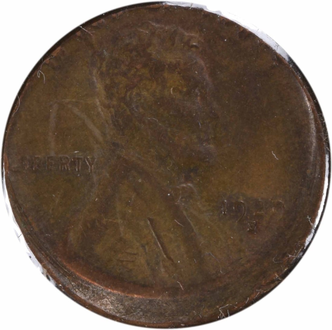 1929-S Lincoln Wheat Cent 5% Off Center AU Uncertified: 1929-S Lincoln Wheat Cent 5% Off Center AU Uncertified This 1929-S Lincoln Cent features an off-center strike, showcasing its unique minting error. It is graded as About Uncirculated (AU) and is compo