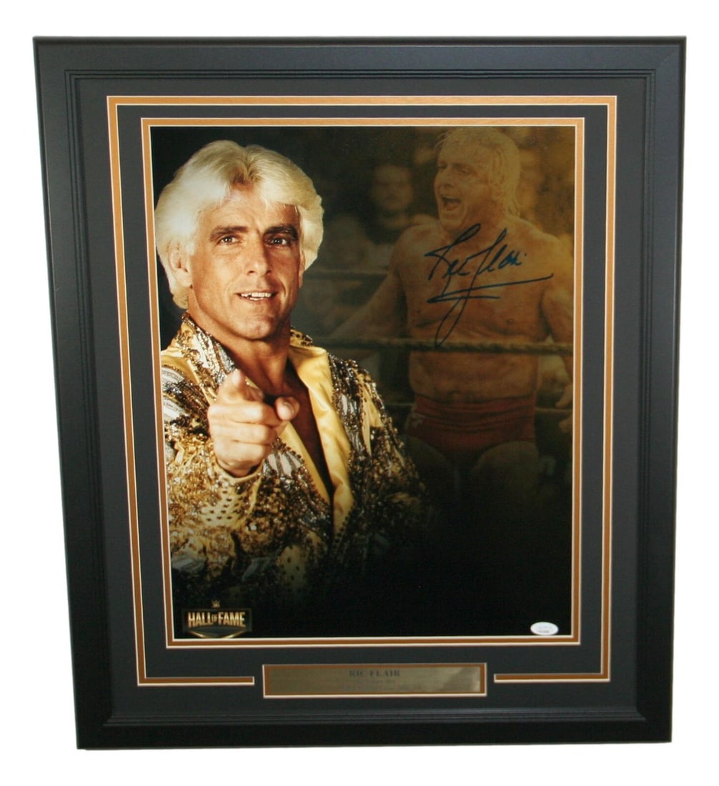 Ric Flair WWE Hall of Fame 2008 Autographed 16x20 Photo JSA Certified (1 of 5)