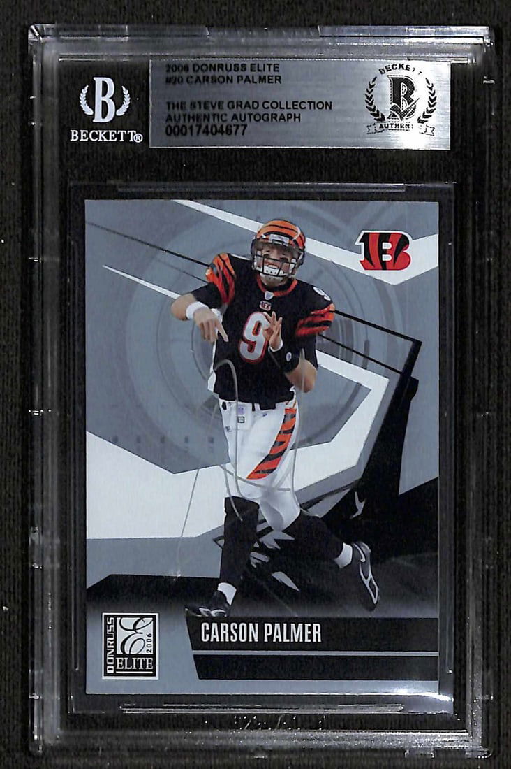 Carson Palmer 2006 Donruss Elite #20 Signed Card Beckett Authenticated (1 of 1)