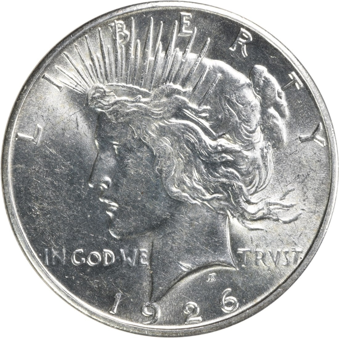 1926-S Peace Silver Dollar Uncertified Brilliant Uncirculated (1 of 2)