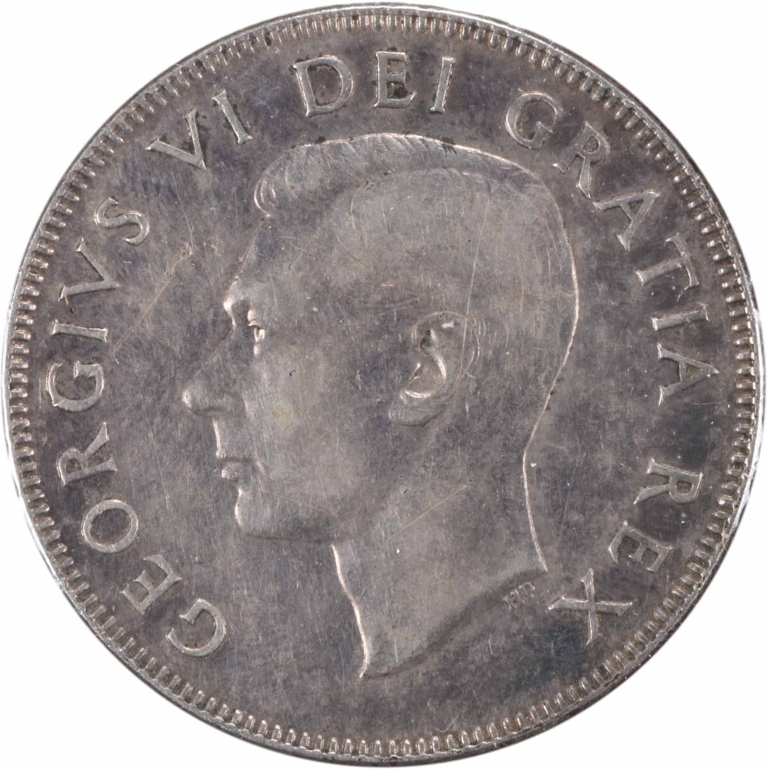 1948 Canada 50 Cents KM45 XF Circulated Uncertified Coin (1 of 2)