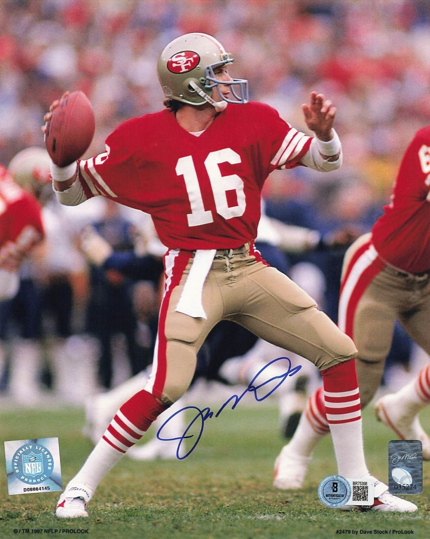 Joe Montana Signed 8x10 Photo San Francisco 49ers BAS Authenticated (1 of 1)
