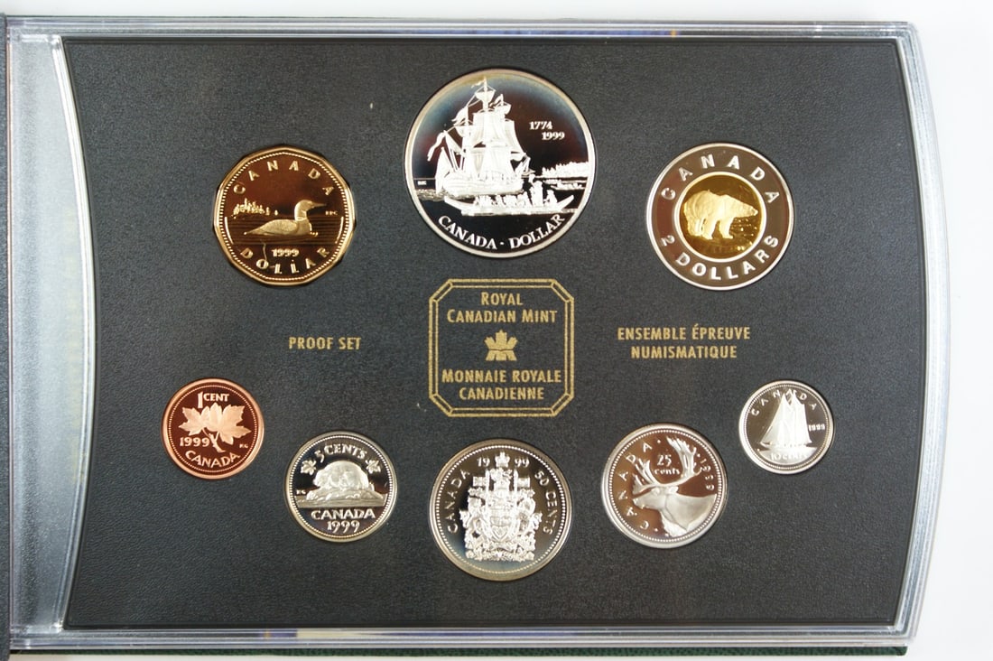 1999 Canada 225th Anniversary 8 Piece Proof Set with Box and COA (1 of 4)