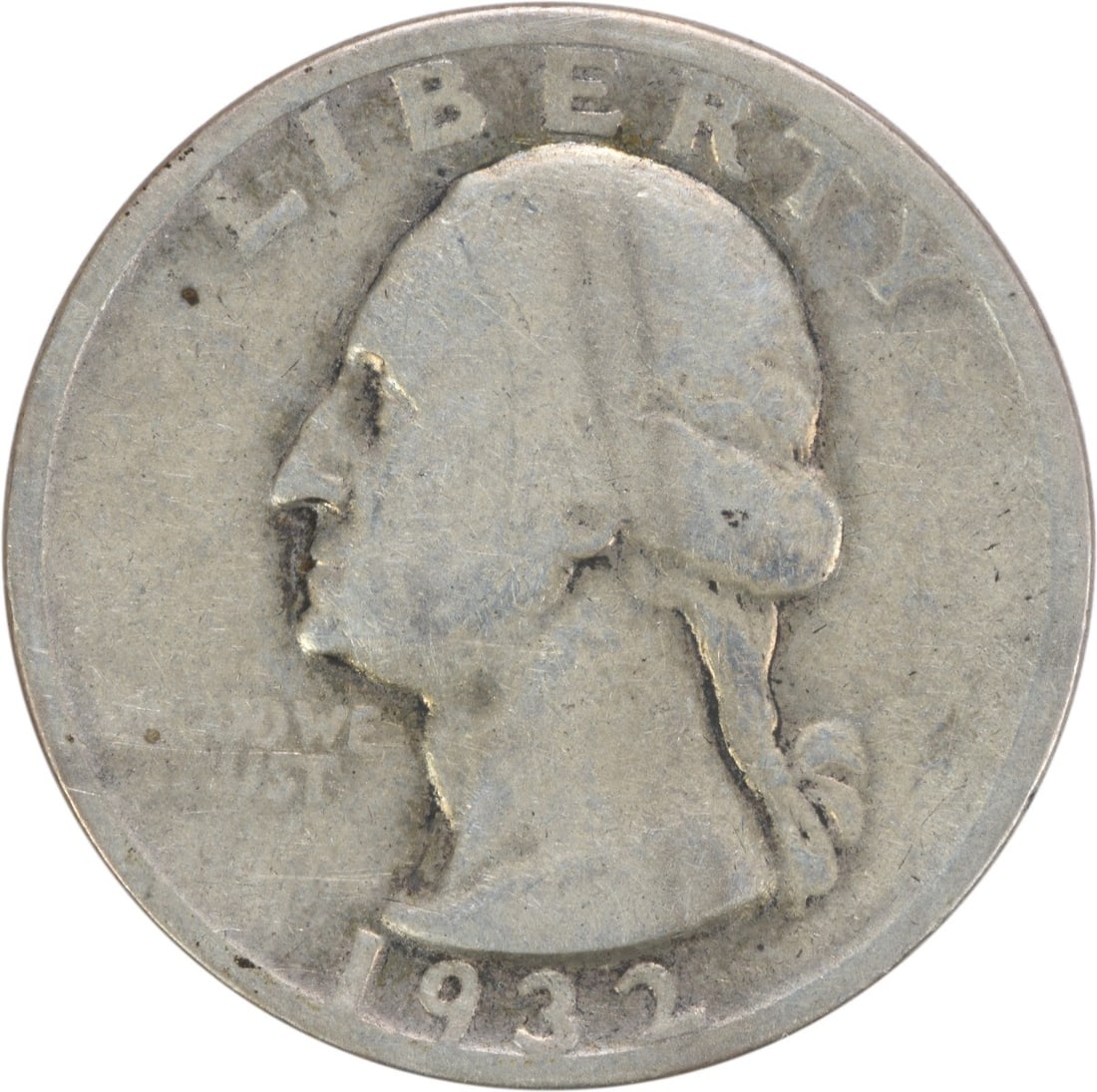 1932-S Washington Silver Quarter 90% Silver Uncertified Coin (1 of 2)