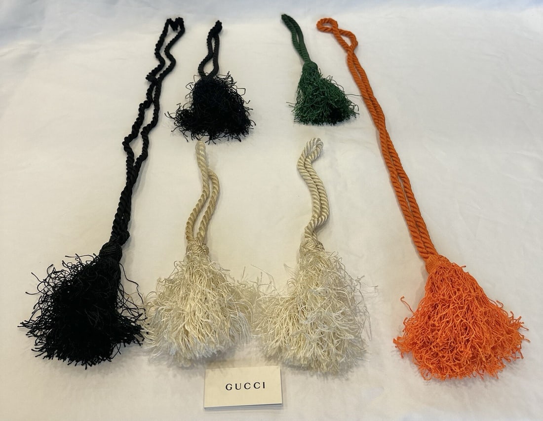 Gucci 18K Gold Tiger's-Eye Quartz Shoulder Bag with 6 Tassels - 10