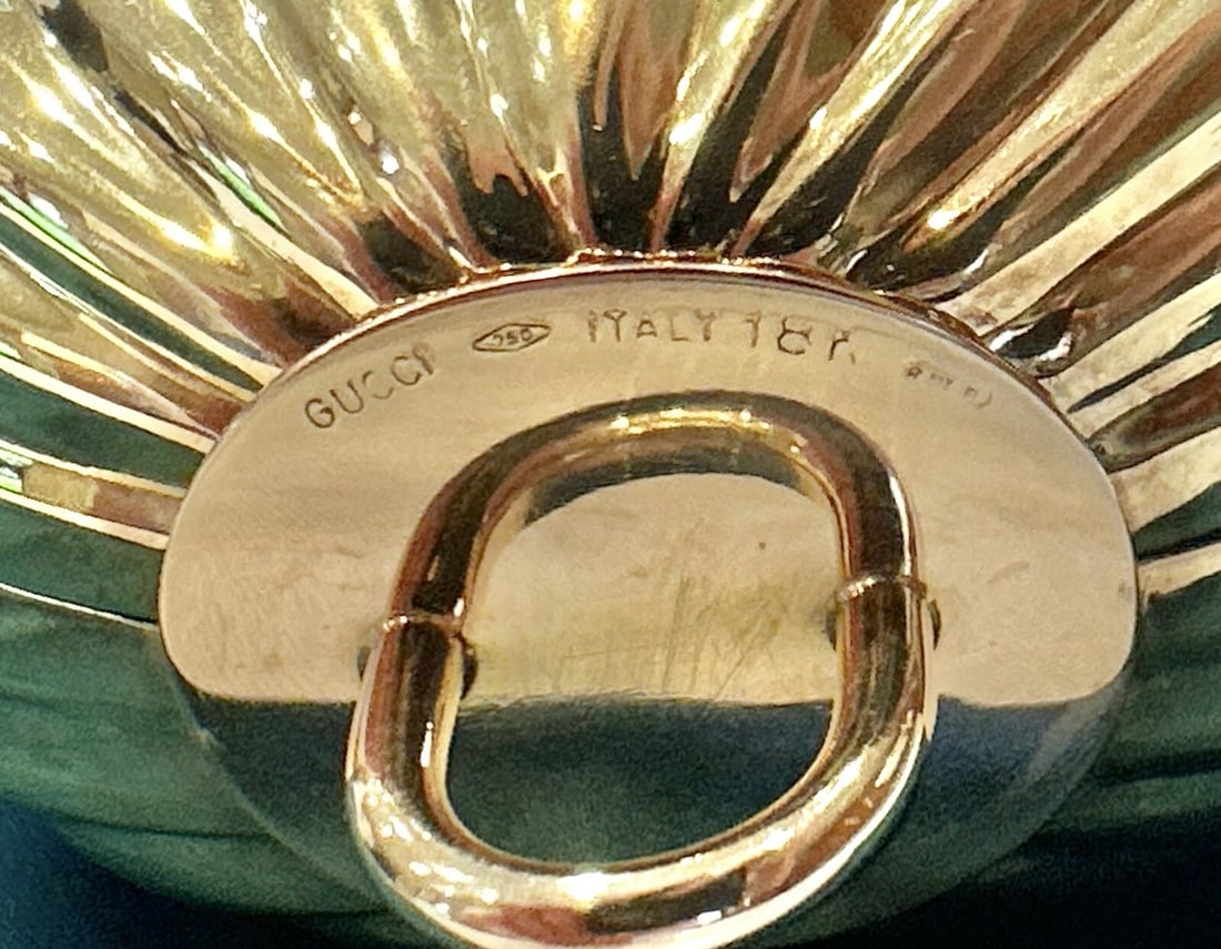 Gucci 18K Gold Tiger's-Eye Quartz Shoulder Bag with 6 Tassels - 3