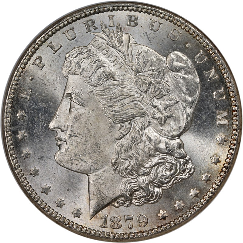 1879-S Morgan Silver Dollar NGC MS63 CAC Blast White Coin (1 of 4)