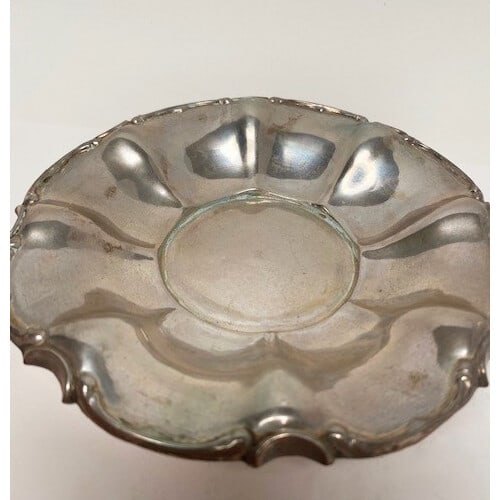 Sterling Silver Dish Bowl 2.43ozt 6x1 Inch Decorative Collectible - 2
