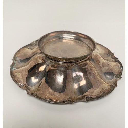 Sterling Silver Dish Bowl 2.43ozt 6x1 Inch Decorative Collectible - 4