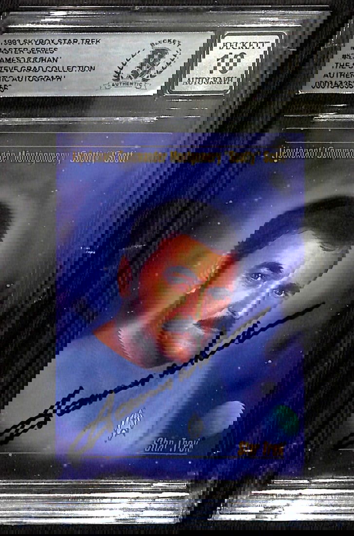 James Doohan Autographed 1993 Skybox Star Trek Card Grade 10 Beckett (1 of 1)