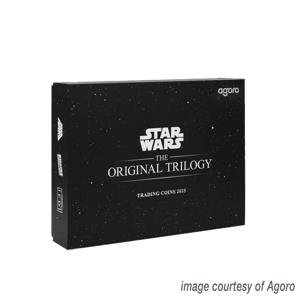 2025 Star Wars Original Trilogy Trading Coin Set 2 Coins Box COA: 2025 Star Wars Original Trilogy Trading Coin Set 2 Coins Box COA Discover the 2025 Star Wars "The Original Trilogy" Trading Coin set, featuring two exclusive coins crafted in either pure silver or gol