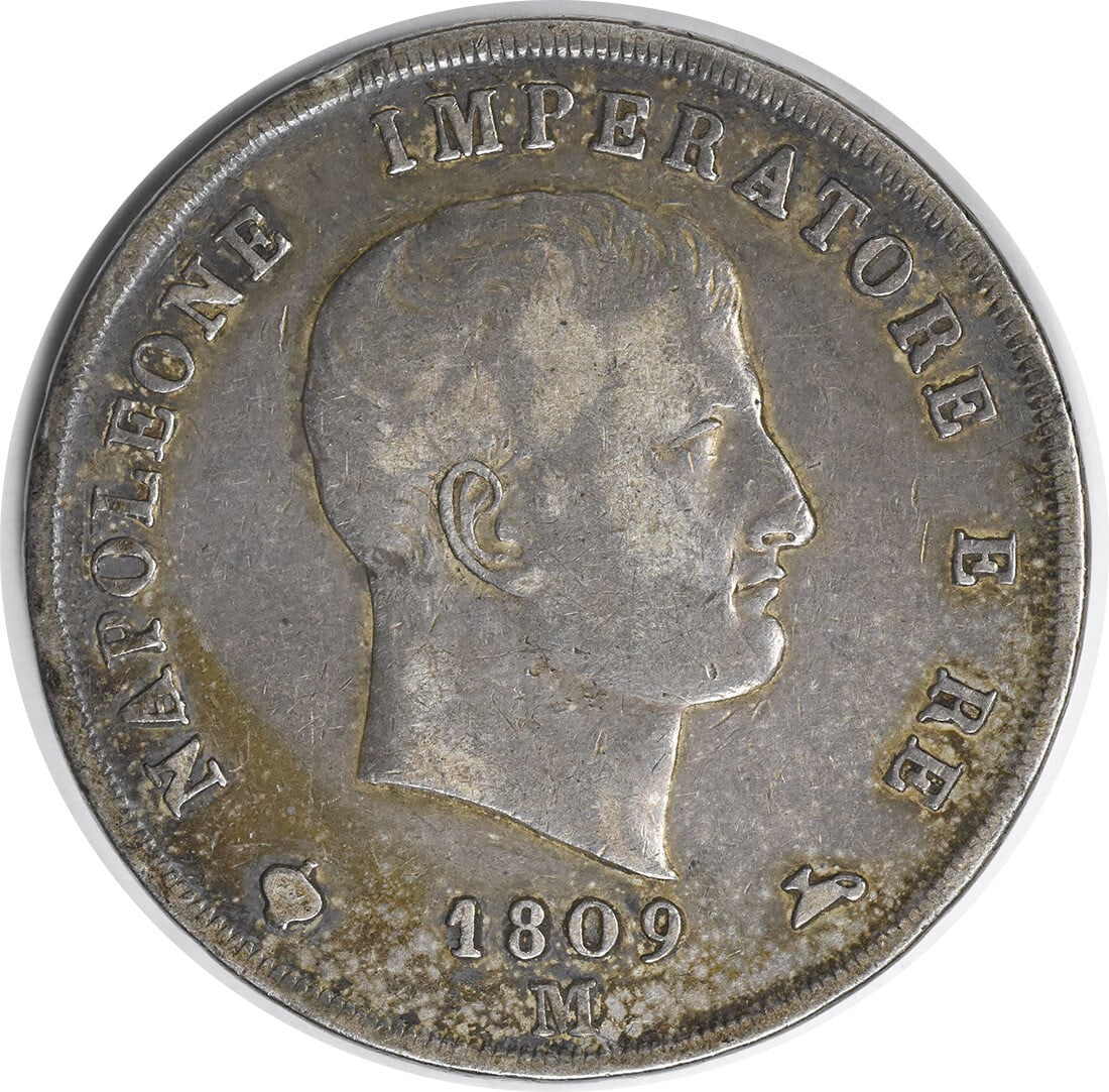 1828 Sardinia 5 Lire KM116.1 Silver Coin Uncertified (1 of 2)