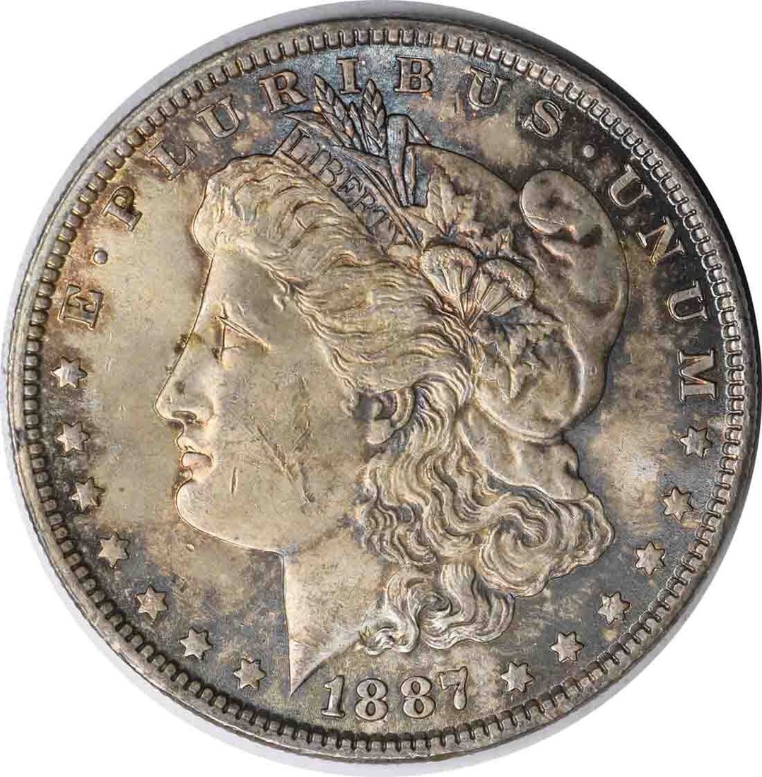 1887 Morgan Silver Dollar Choice BU Uncirculated Silver Coin (1 of 2)