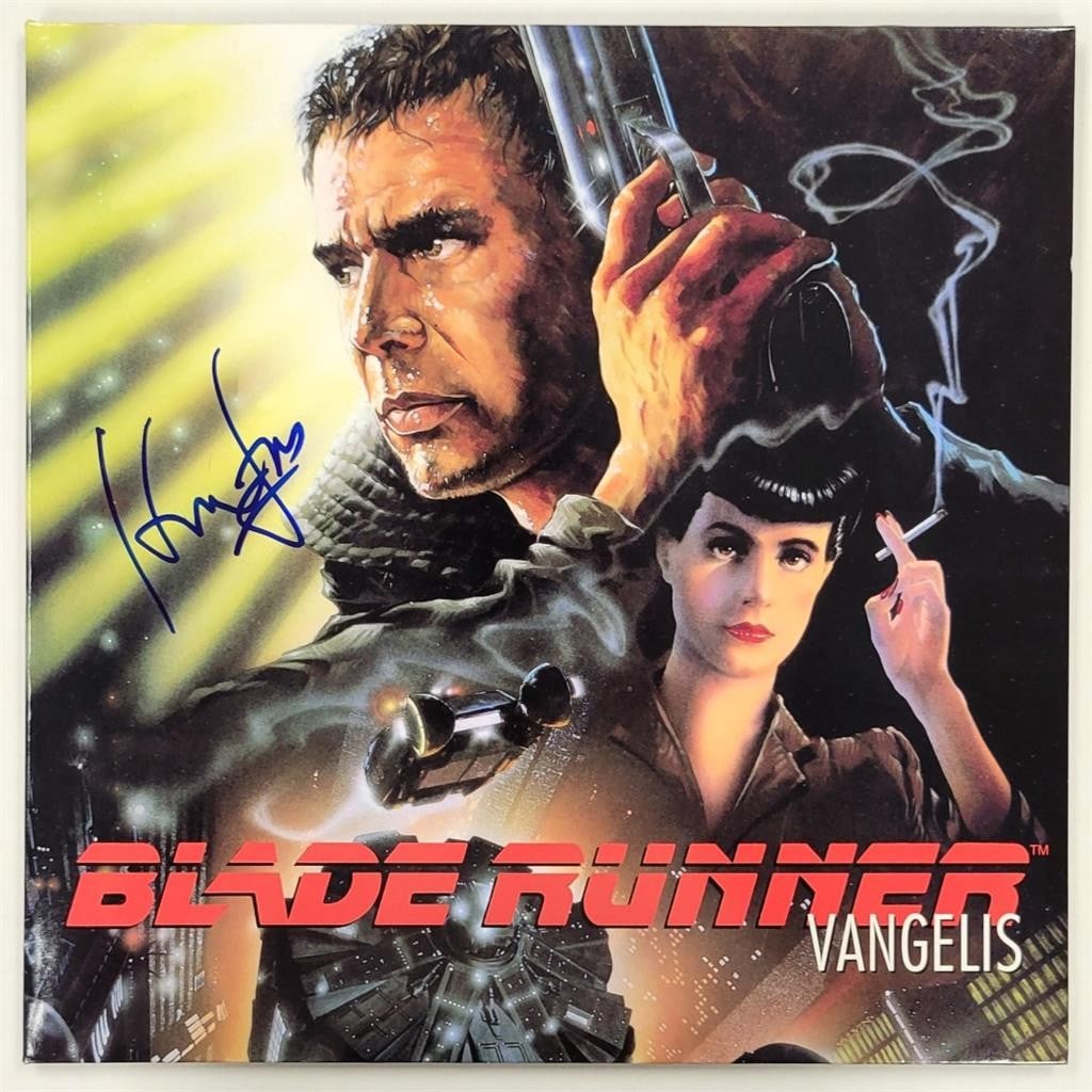 Harrison Ford Autographed Blade Runner Soundtrack Cover Beckett Certified (1 of 4)