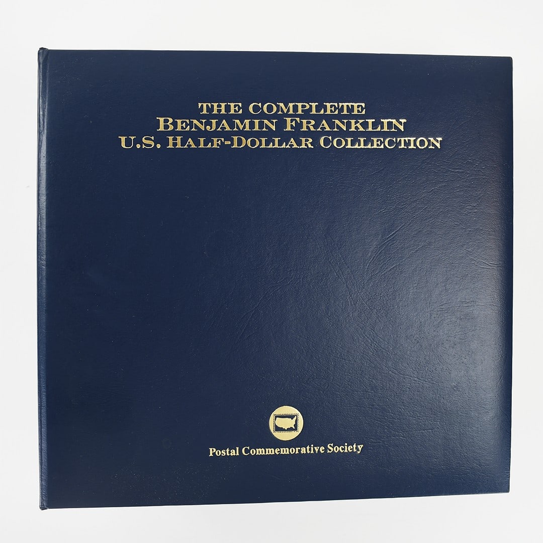 Rare Complete Benjamin Franklin U.S. Half-Dollar Collection 35 Coins Silver (1 of 18)