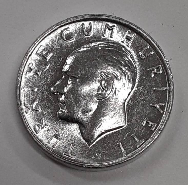 1981 Turkey 1 Lira Roll of 15 Uncirculated KM943 Aluminum Coins (1 of 3)