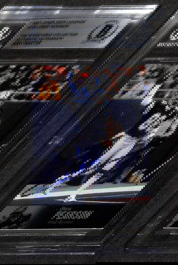 Drew Pearson Signed 1997 Upper Deck Legends #103 Card Beckett Authenticated (1 of 1)