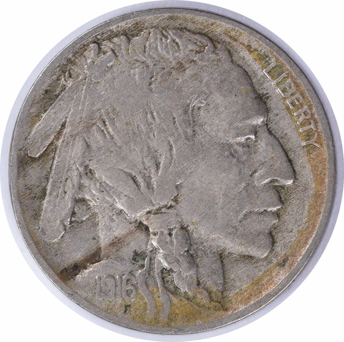 1917-S Buffalo Nickel VF Uncertified Classic American Coin (1 of 2)