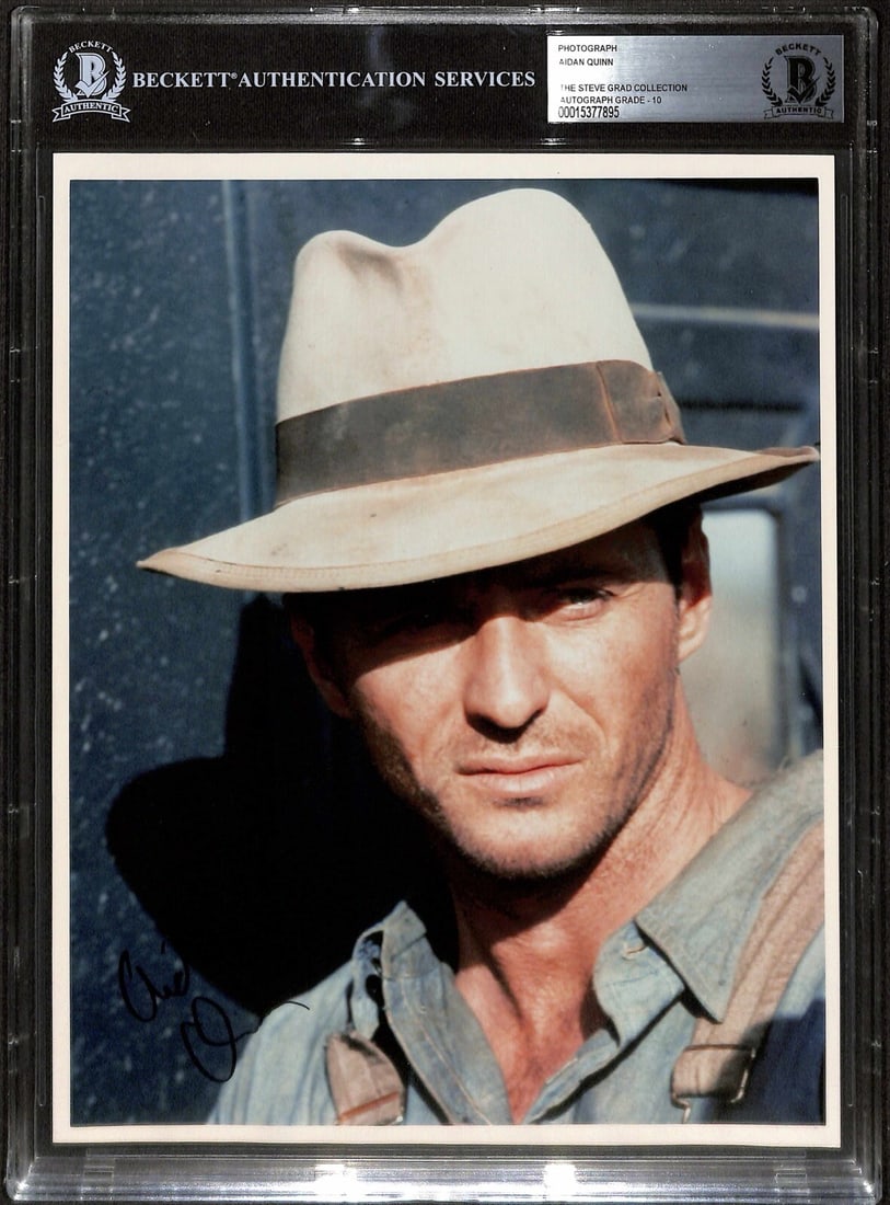 Aidan Quinn Autographed 8x10 Photo Beckett 10 Slabbed (1 of 1)