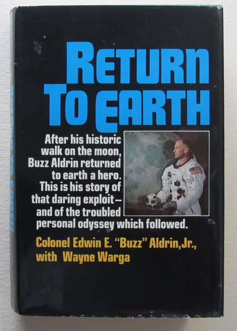 Buzz Aldrin Signed Return To Earth Book PSA/DNA Certified (1 of 5)