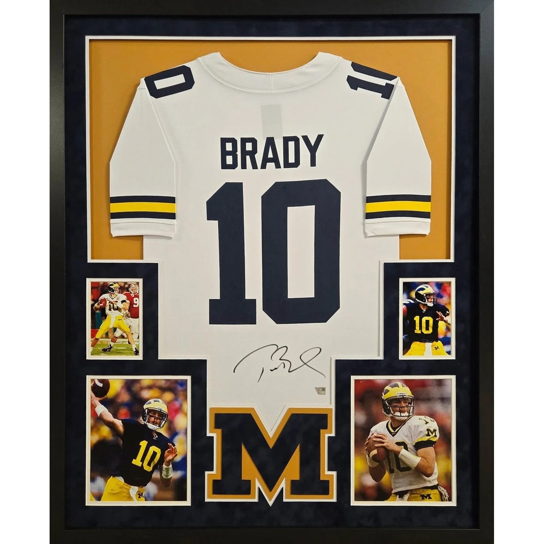 Tom Brady Autographed Framed Jersey by Fanatics Patriots (1 of 2)