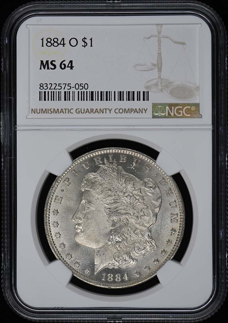 1884-O Morgan Dollar NGC MS64 Uncirculated New Orleans Coin (1 of 2)