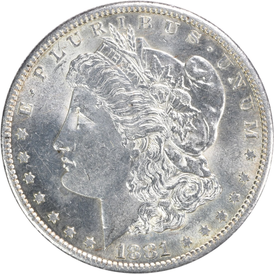 1881-S Morgan Silver Dollar Choice BU Uncertified Silver Coin (1 of 2)