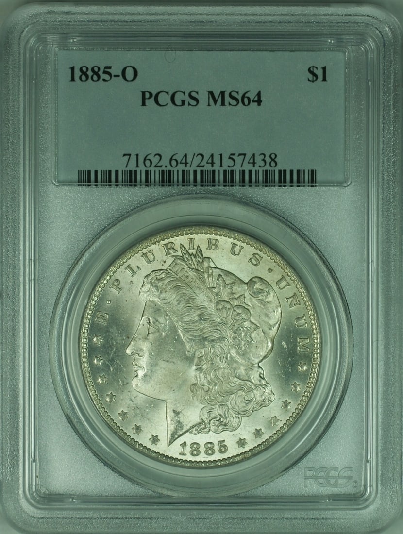 1885-O Morgan Silver Dollar Coin PCGS MS64 New Orleans (1 of 2)