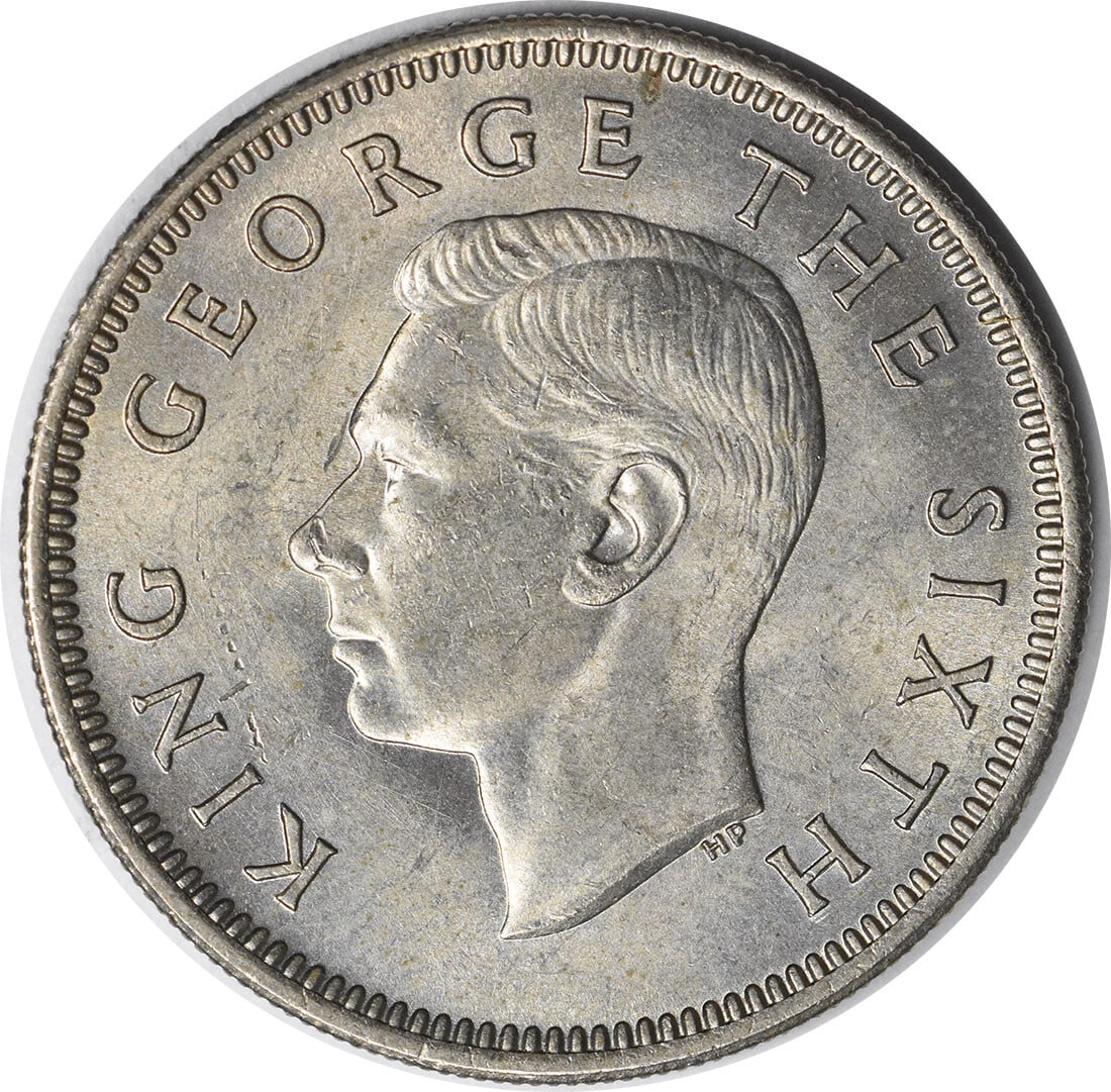 1951 New Zealand 1 Shilling Coin KM17 Uncirculated (1 of 2)