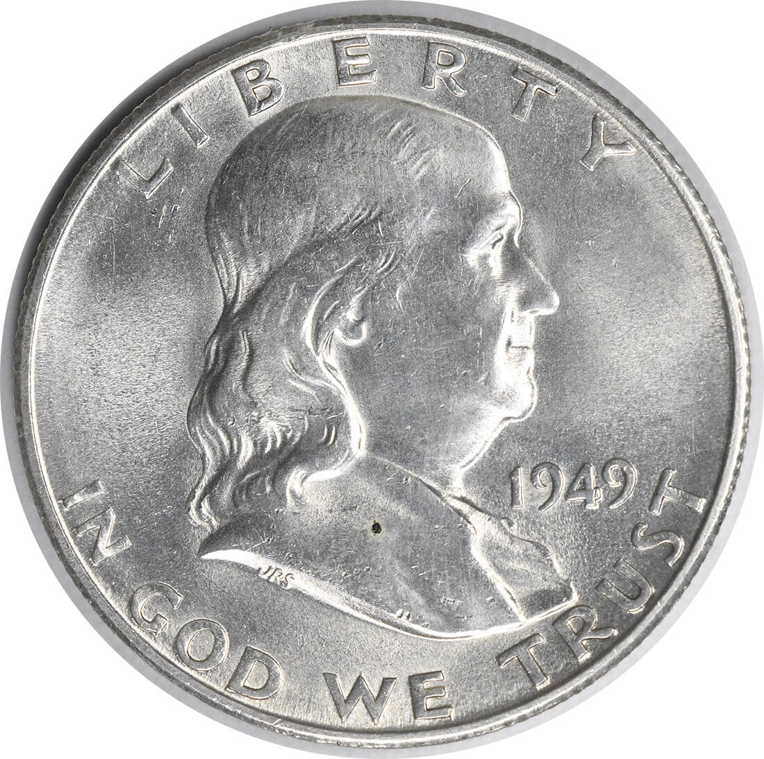 1949-S Franklin Silver Half Dollar Choice BU Uncertified Coin (1 of 2)