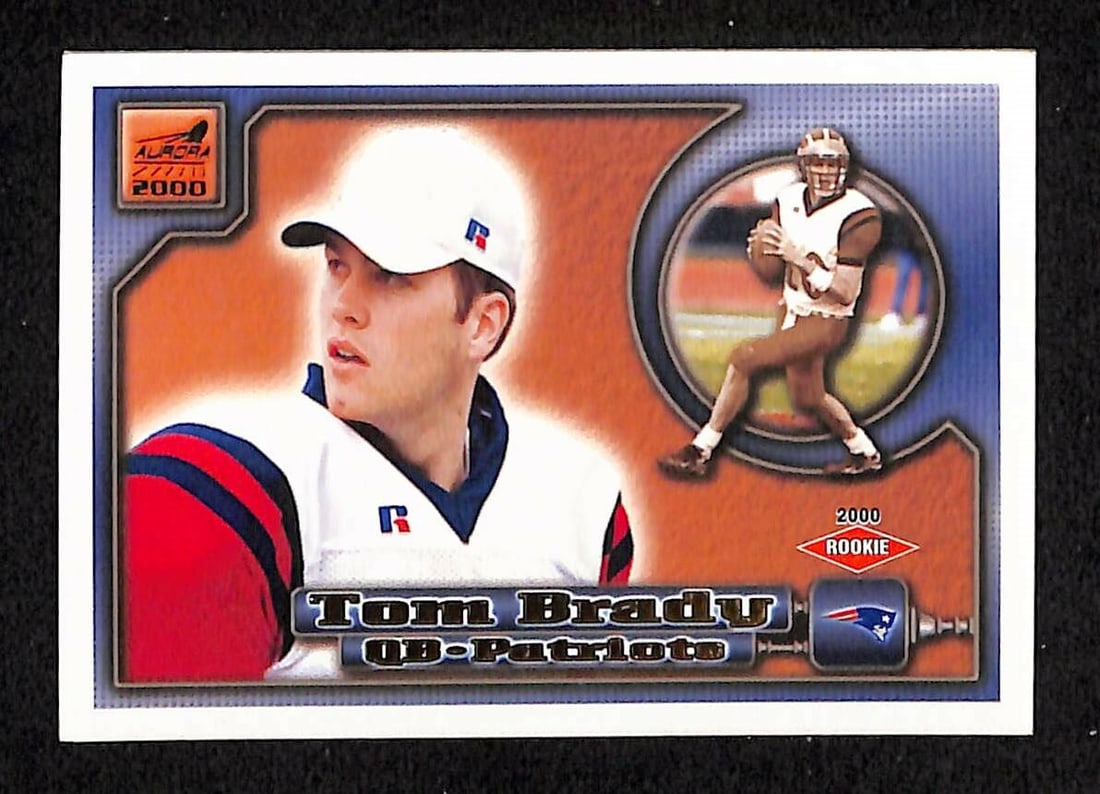 Tom Brady 2000 Pacific Aurora Rookie Card #84 NFL (1 of 2)