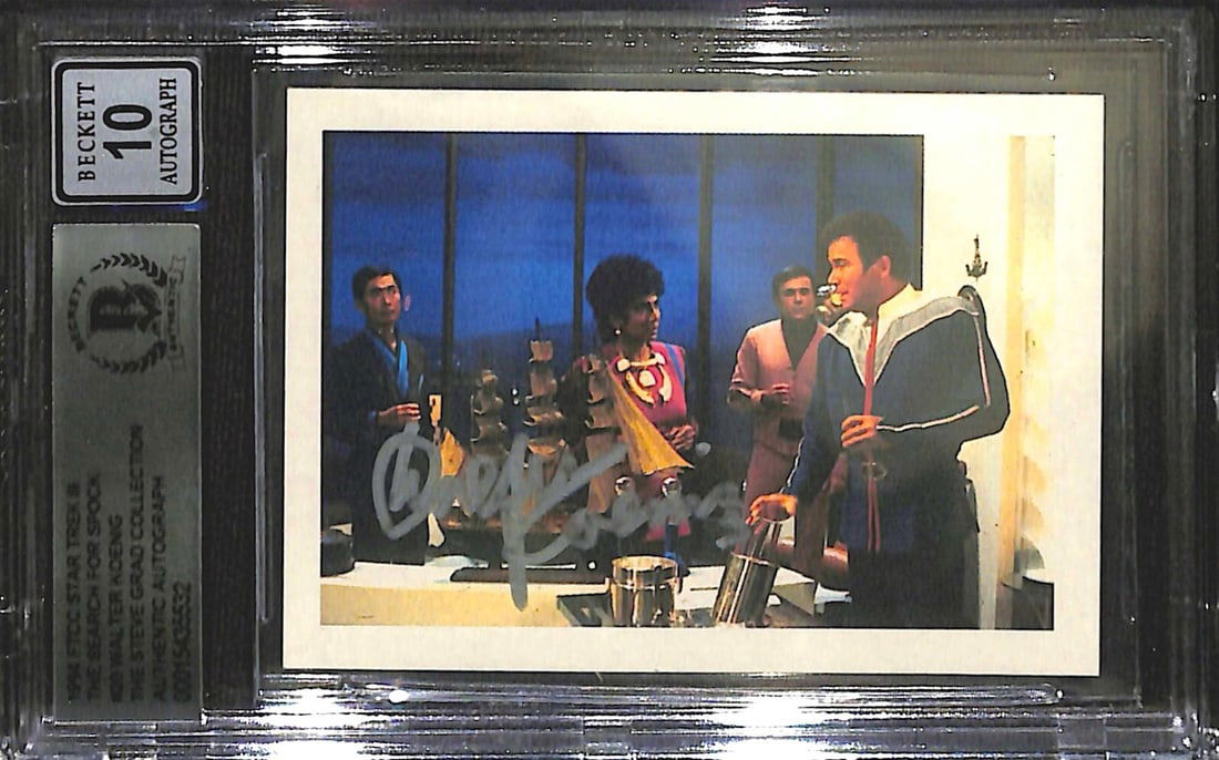 Walter Koenig Signed 1984 Star Trek III Chekov Card Beckett 10 (1 of 1)