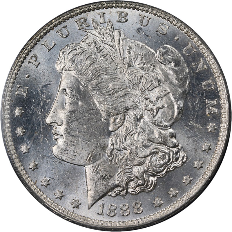 1888-O Morgan Silver Dollar PCGS MS62 Strong Strike Stunning Luster (1 of 4)