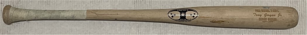 Dee Gordon Cracked Game Used Pro Model Birch Bat Dodgers MLB Authenticated: Dee Gordon Cracked Game Used Pro Model Birch Bat Dodgers MLB Authenticated Own a piece of baseball history with this game-used Trinity baseball bat, pro model made from birch, used by Dee Gordon of th