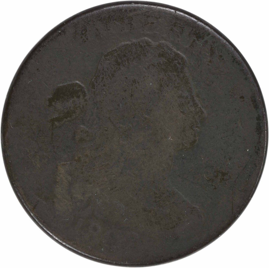 1802 Draped Bust Large Cent Copper Circulated Philadelphia (1 of 2)