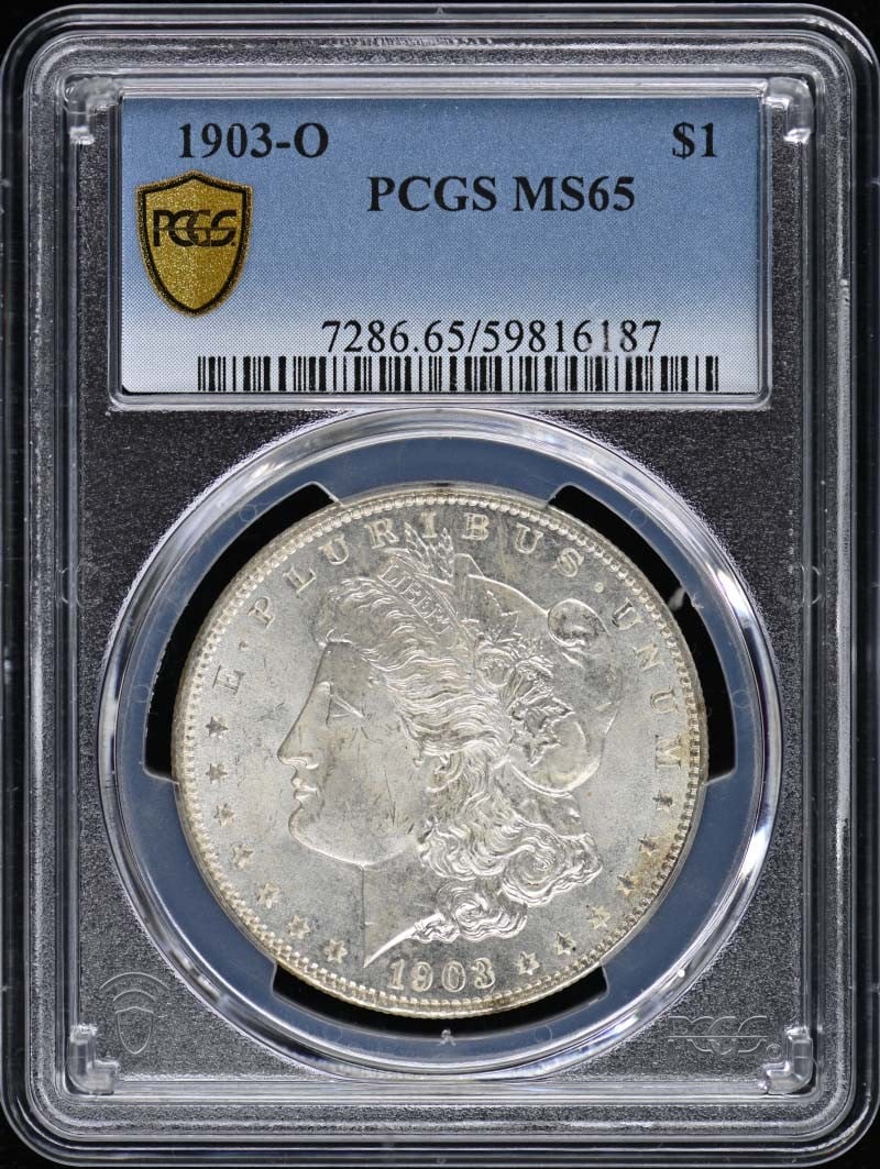 1903-O Morgan Dollar Certified PCGS MS65 Uncirculated (1 of 2)
