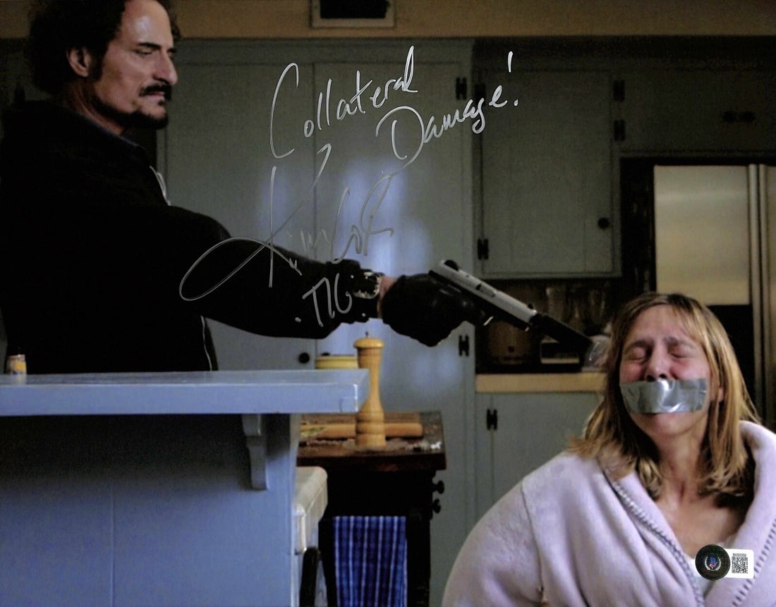 Kim Coates Signed 11x14 Photo Sons of Anarchy Beckett Certified: Kim Coates Signed 11x14 Photo Sons of Anarchy Beckett Certified Capture a piece of television history with this autographed 11x14 photograph of Kim Coates, renowned for his role as "Tig Trager" in the