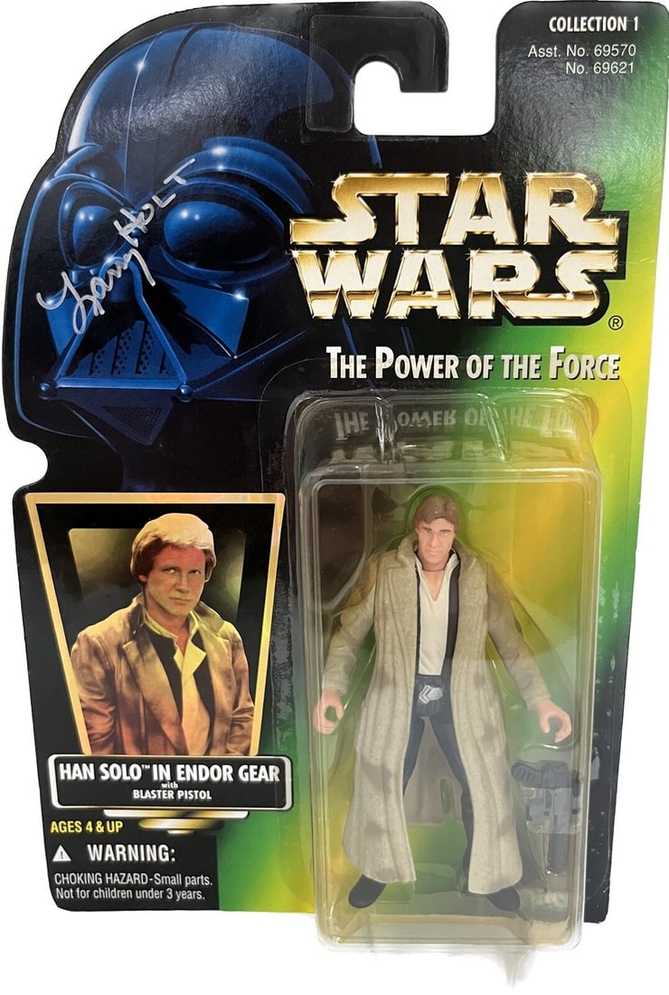 Larry Holt Signed Han Solo Action Figure Star Wars ROTJ Beckett Authenticated (1 of 1)