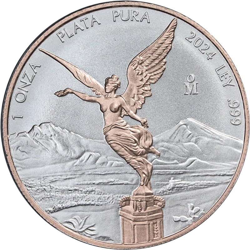 2024 Mexico 1 oz Silver Libertad Red Gold Edition Uncertified: 2024 Mexico 1 oz Silver Libertad Red Gold Edition Uncertified Introducing the 2024 Mexico 1 Ounce Silver Libertad - Red Gold Edition, a stunning addition to any coin collection. This uncirculated coin