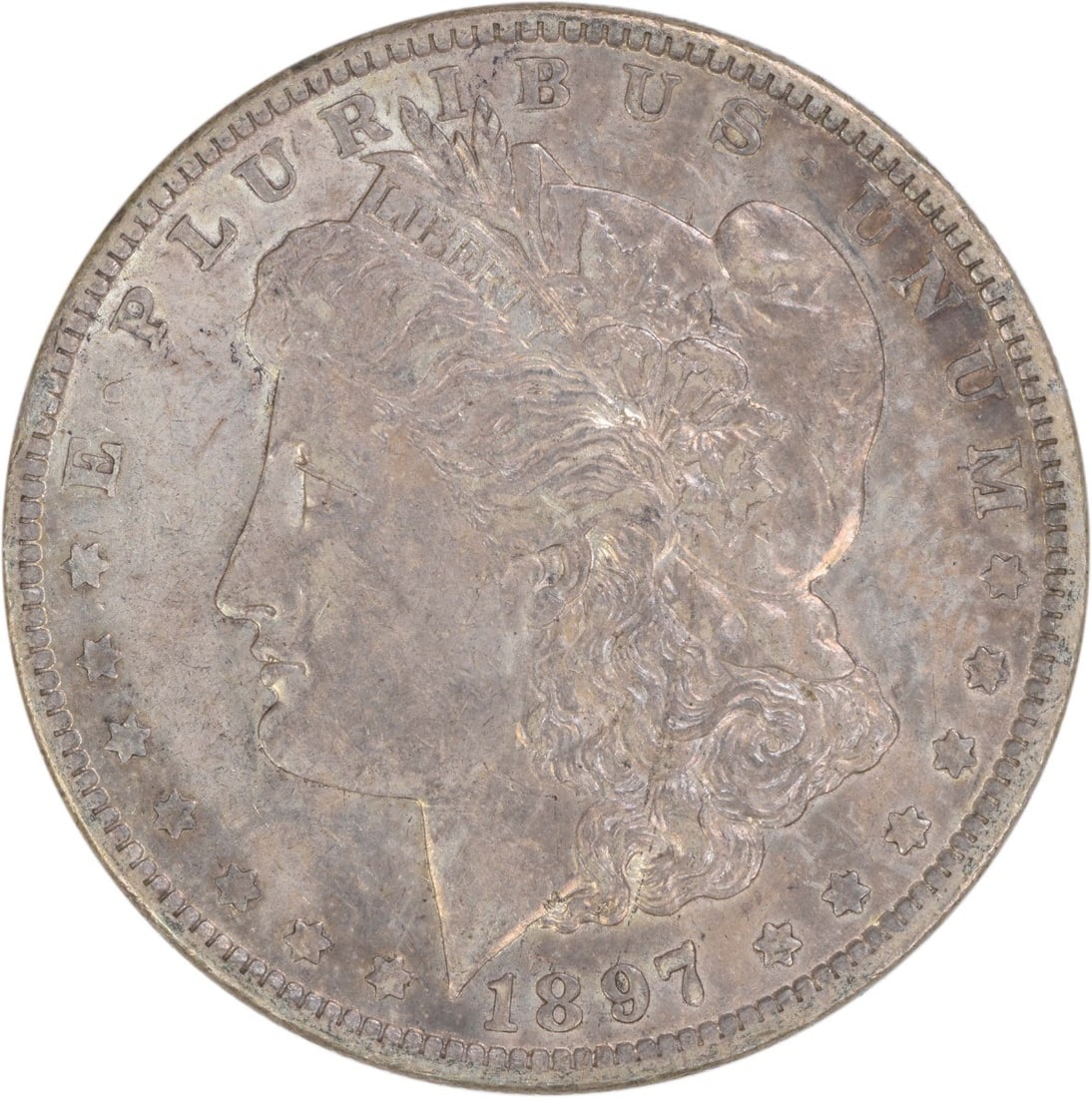 1897 New Orleans Morgan Dollar 90 Percent Silver EF Uncertified (1 of 2)
